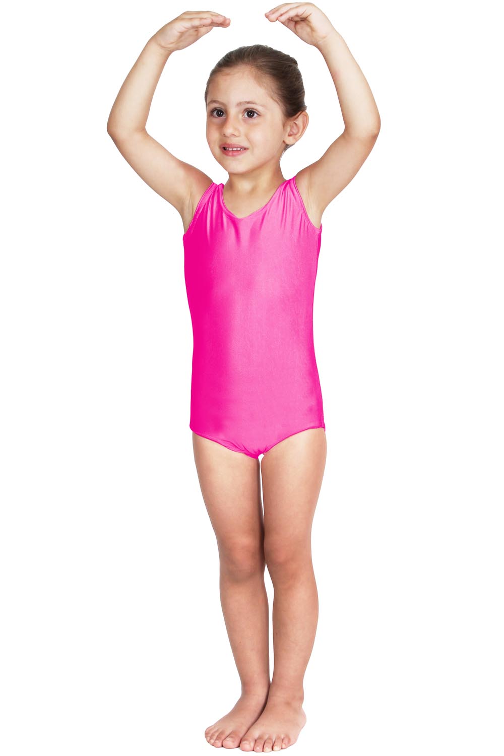 BODY DANZA LYCRA SMANICATO FUCSIA BABY